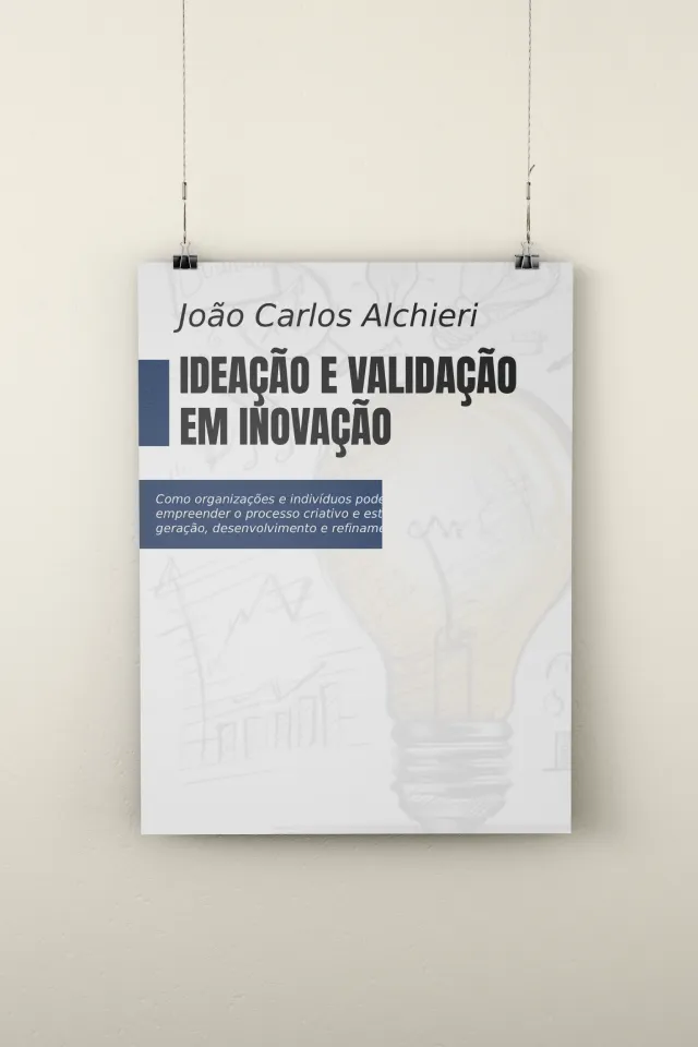 Capa do e-book Ideação e Validação em Inovação